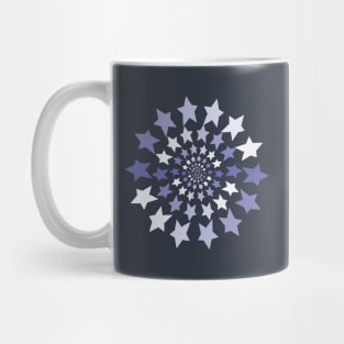 Ever Decreasing Circles Very Peri Star Graphic Mug